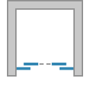 Porta scorrevole, quattro parti